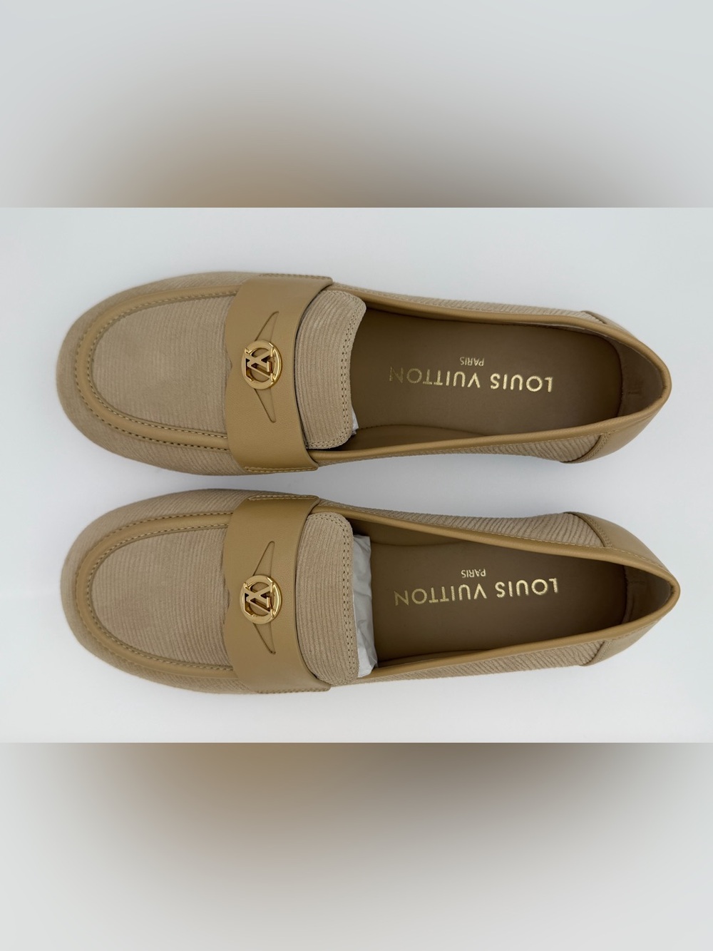Louis Vuitton Women Soho Flat Loafer Suede